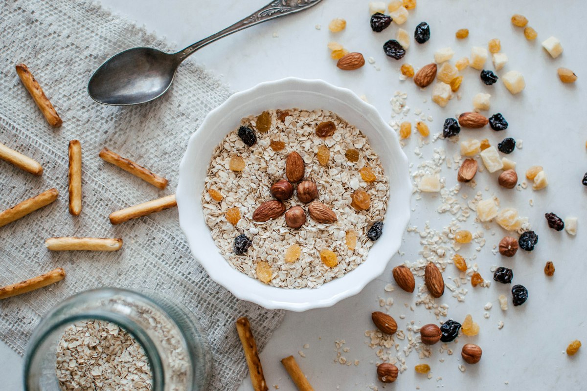 Whole grains and fiber-rich foods